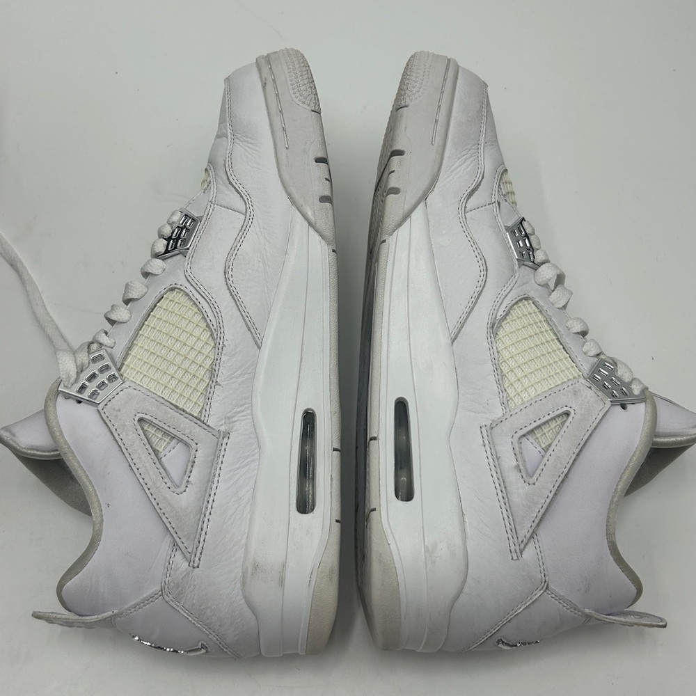 NIKE AIR JORDAN 4 Retro Men’s Size 11 white - Picture 7 of 12